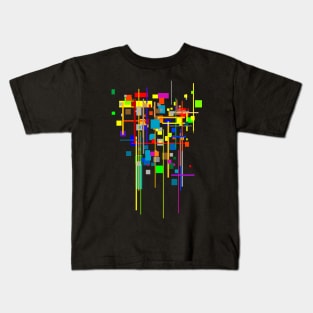 Architecture Color Pattern Kids T-Shirt